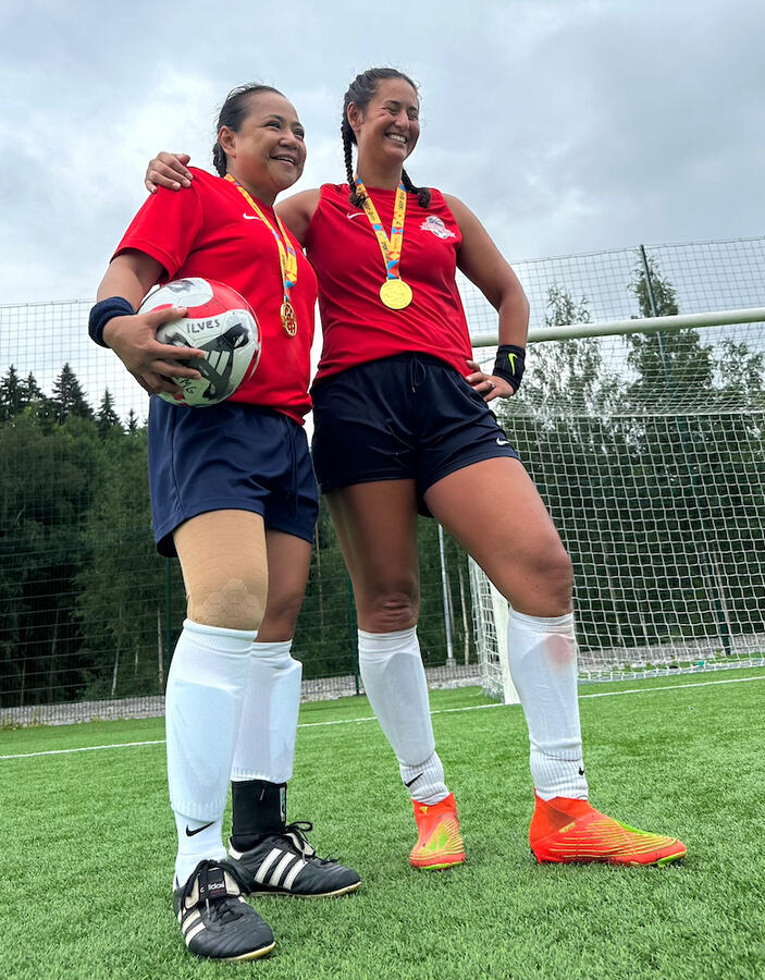 After game with medals